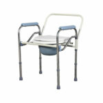 Chaise de toilette fixe à hauteur variable